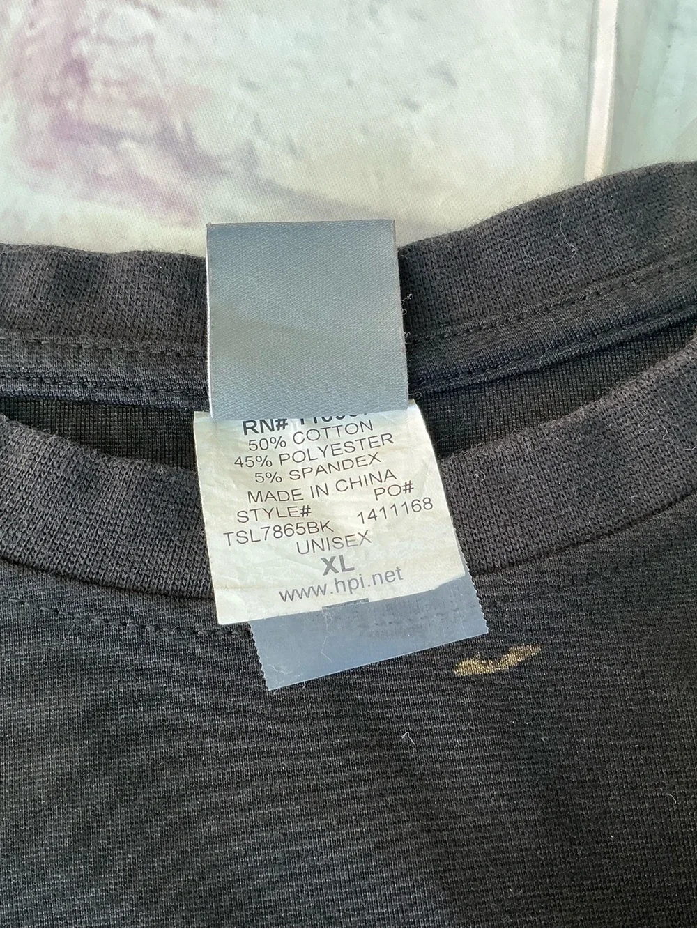 Tesla Mens Crewneck Sweater Black Distressed Size Extra Large